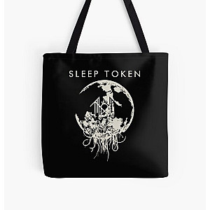 The Moon and Word One All Over Print Tote Bag RB1910