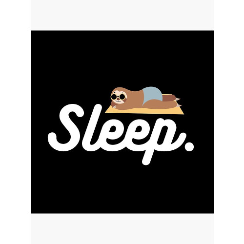 Sleeping Sloth Sleep Token Poster RB1910